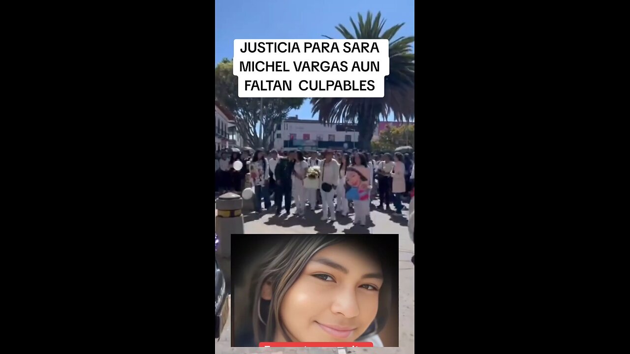 JUSTICIA PARA SARA MICHEL VARGAS AUN FALTAN CULPABLES