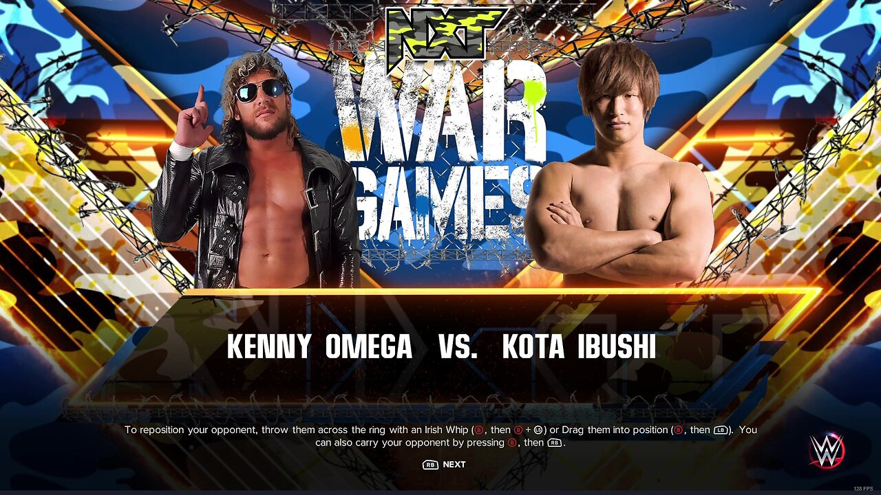 WWE 2k23 Kenny Omega vs Kota Ibhushi