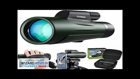 12x50 Monocular Telescope for Adults High Powered Low Light Larger Vision BAK4 Review