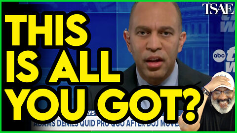 TOP DEMOCRAT HAKEEM JEFFRIES CALLS OUT TRUMP'S DOJ FOR ENFORCING IMMIGRATION LAWS