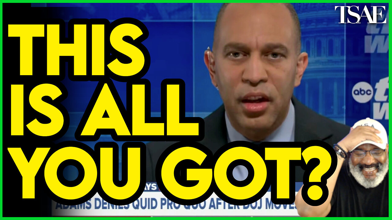 TOP DEMOCRAT HAKEEM JEFFRIES CALLS OUT TRUMP'S DOJ FOR ENFORCING IMMIGRATION LAWS