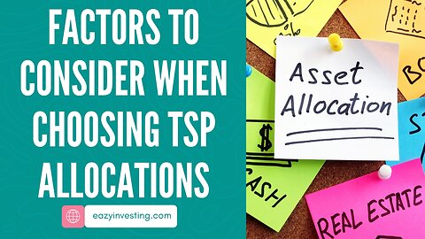 Factors to Consider When Choosing TSP Allocations