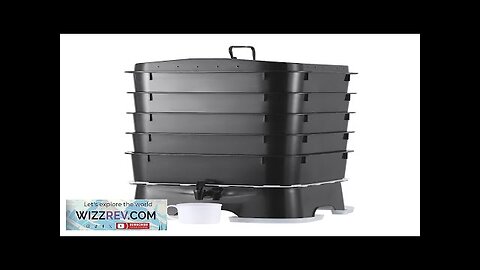 VEVOR 5-Tray Worm Composter 50 L Worm Compost Bin Outdoor and Indoor Review