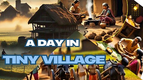 A day in tiny minature village😍