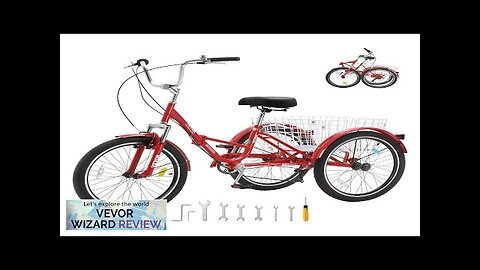 VEVOR Folding Adult Tricycle 26-Inch 7-Speed Adult Folding Trikes Carbon Steel 3 Review