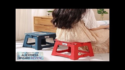 Portable Mini Outdoor Stool Thickened Plastic Folding Chair and Mazar Bench Review