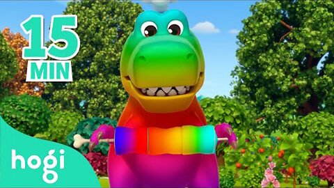 Learn Colors with Dinosaur Cooking | 15 min | Learn Colors for Kids | Compilation