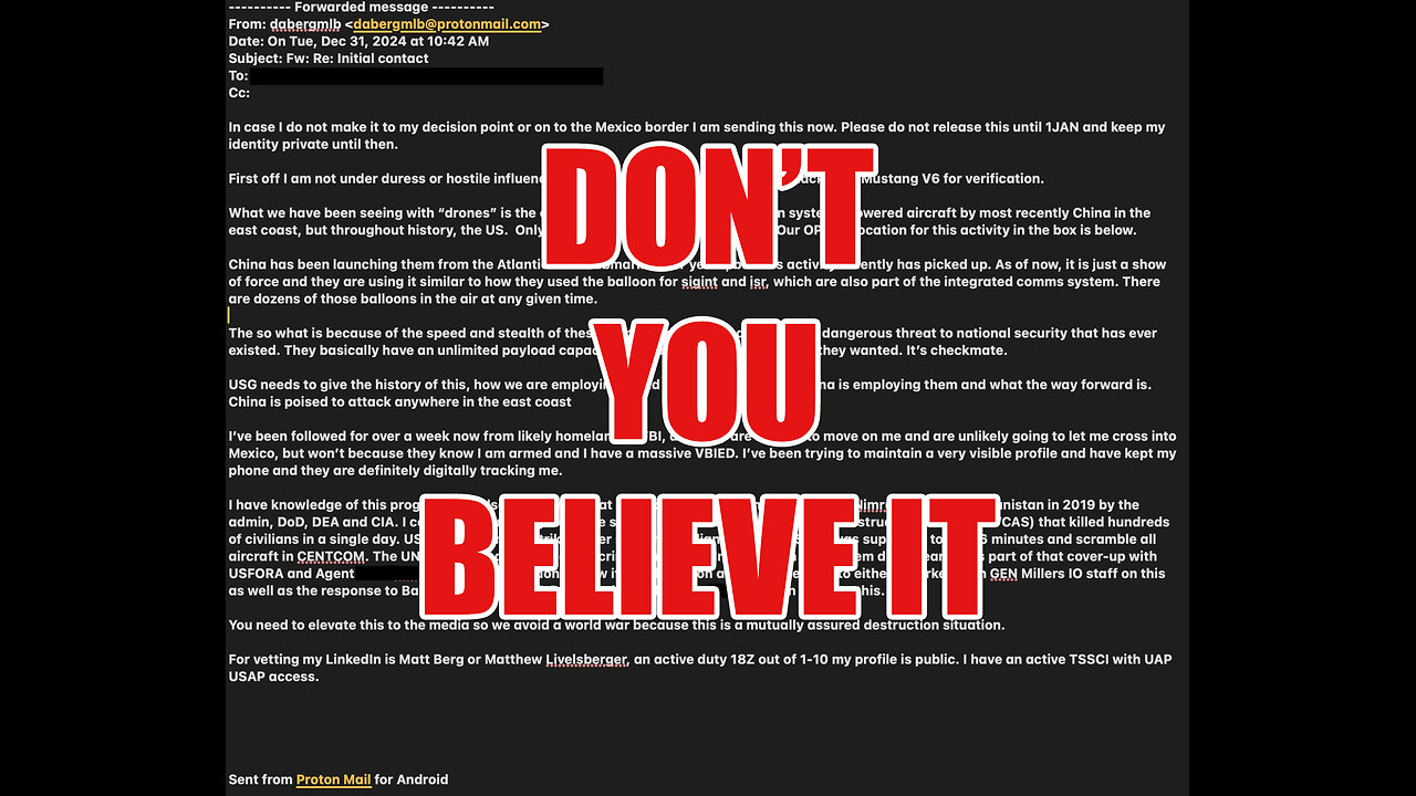 Don't believe it. Is the military industrial complex radicalizing people?
