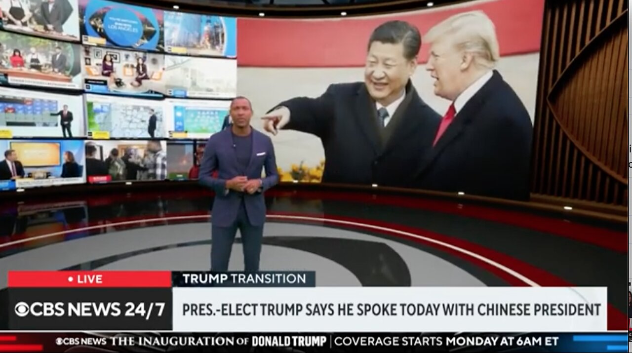 Trump says he spoke with Chinese President Xi Jinping