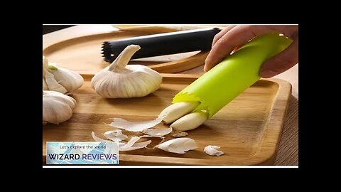 Garlic Stripper Tube Peeling Garlic Peeling Silicone Garlic Peeler Peel Easy Useful Review