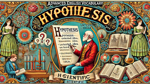 University Vocabulary and Pronunciation "HYPOTHESIS" with tag questions Advanced English