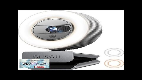 GUSGU G910 2K Quad HD Webcam for PC with Microphone & Light Review