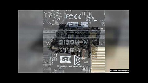 ASUS B150M-K Motherboard LGA 1151 DDR4 32G SATA3 USB3.0 VGA DVI Micro-ATX Review