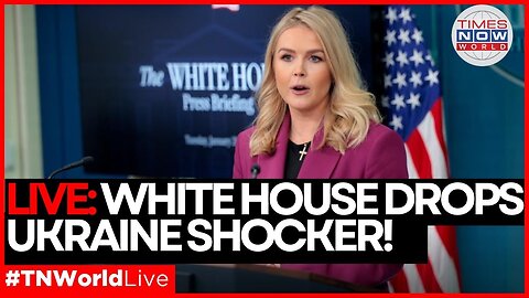 LIVE | White House RETHINKING Ukraine Aid? Leavitt’s Words RAISE EYEBROWS!