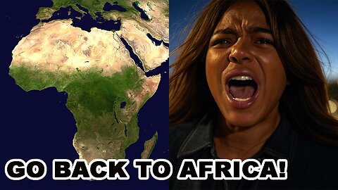 WOKE actress KJ Smith tell Black people to GO BACK TO AFRICA at the Oscars!