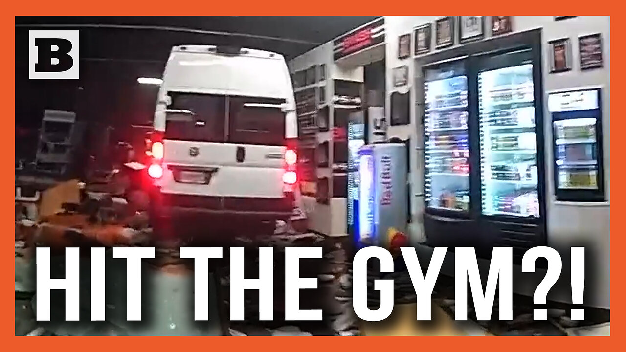 A New Meaning to "Hit the Gym!" — Man Drives Hijacked Car Through Gym in Florida