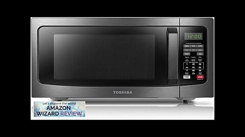 TOSHIBA Countertop Microwave Ovens 1.2 Cu Ft, 12.4" Removable Turntable Smart Review