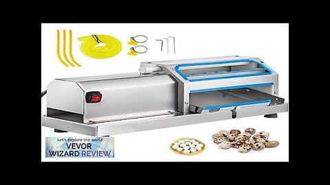 VEVOR Quail Egg Peeler Machine 60KG/H Quail Egg Sheller 25W Quail Egg Review