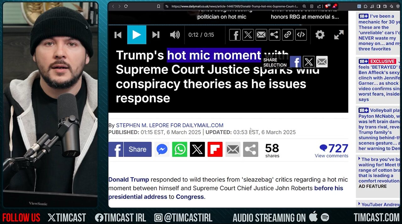 Trump CAUGHT On HOT MIC Says Democrats, Wild Conspiracy Erupts After Trump Thanks SCOTUS