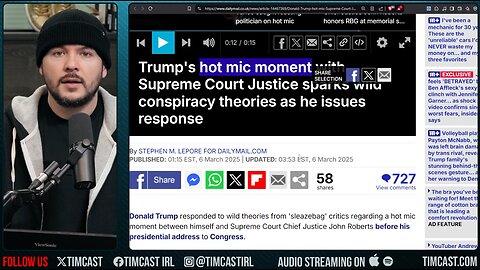 Trump CAUGHT On HOT MIC Says Democrats, Wild Conspiracy Erupts After Trump Thanks SCOTUS