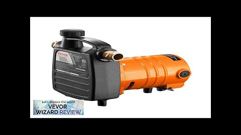 VEVOR Cast Iron Water Transfer Pump 115V AC 1600 GPH 1/2HP Portable Review