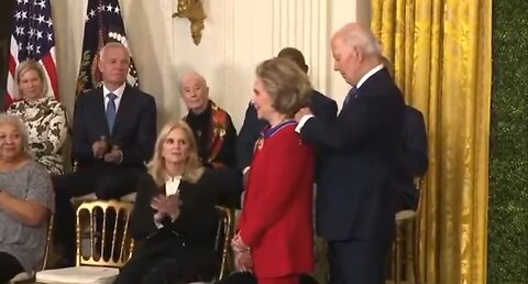 Crooked Hillary Receives Presidential Medal of Freedom From Biden