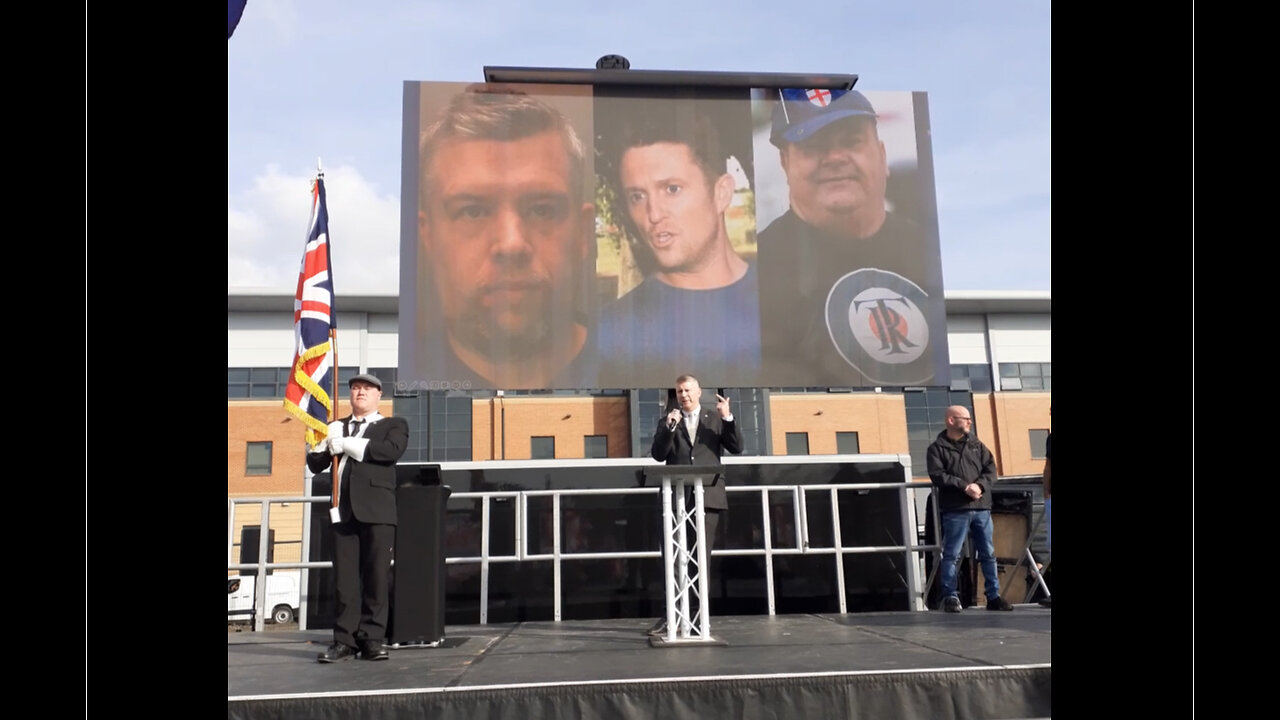 Britain First pay tribute to political prisoners Tommy, Peter and Wayne