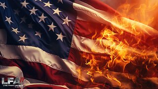 MAN SAVES AMERICAN FLAG WHILE HOME BURNS