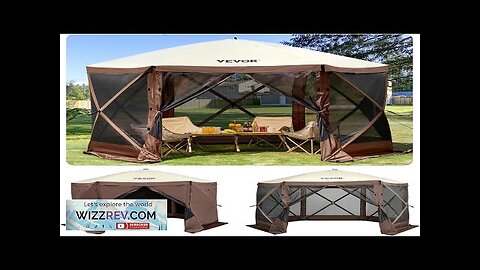 VEVOR Pop Up Gazebo Screen Tent Pavilion Gazebo Tent 11.5 x 11.5 Review