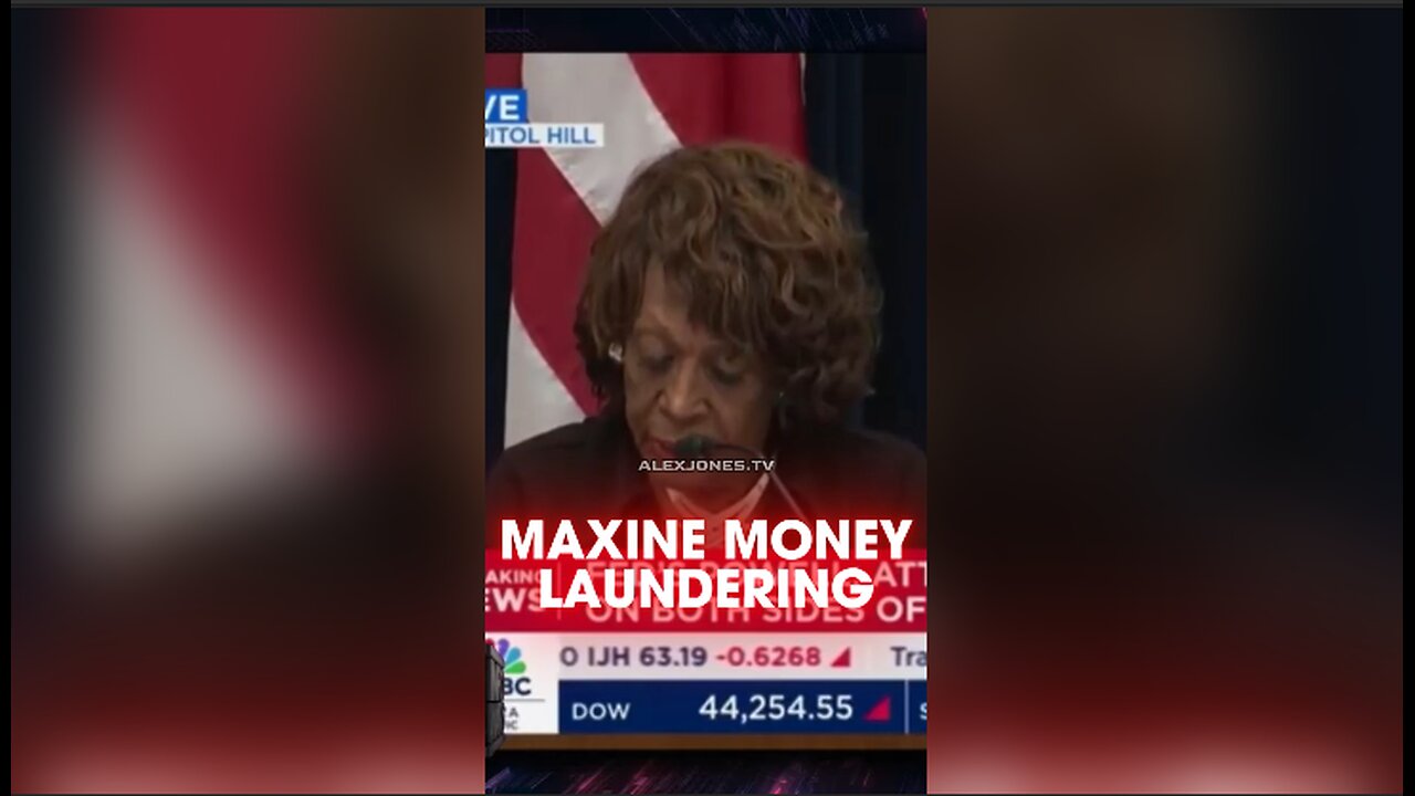 Alex Jones: Maxine Waters Created a Bank To Launder Money - 2/13/25