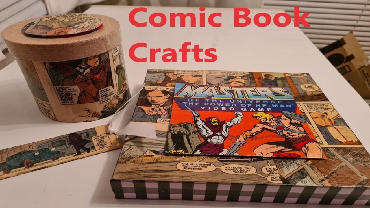 Comic Book Crafts DIY