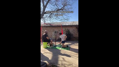 Training Through Pain: Youth Softball Star Pushes Limits with Ankle Injury!