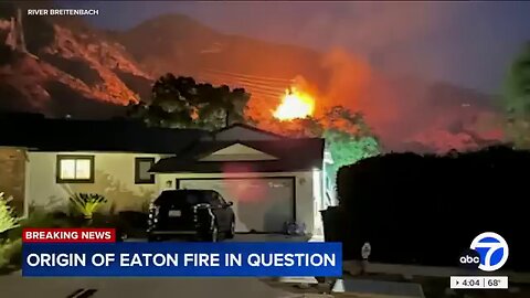 Eaton Fire may have been caused by downed power line,