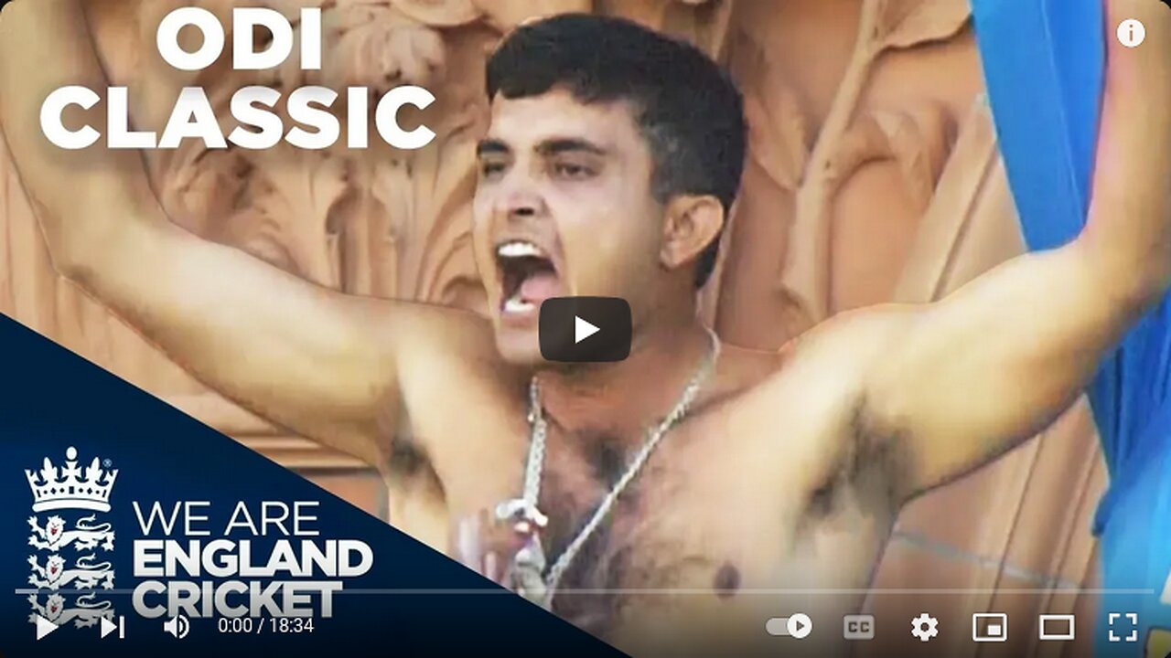 One Of The Greatest ODI Matches Ever _ England v India NatWest Series Final 2002 - Full Highlights