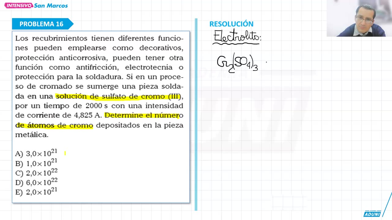 INTENSIVO ADUNI 2024 | Semana 14 | Química | RM | Filosofía S1