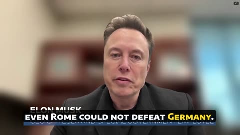 Elon Musk about German guilt
