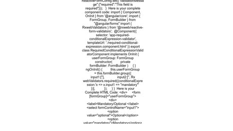 Best way to implement Angular cross field validation