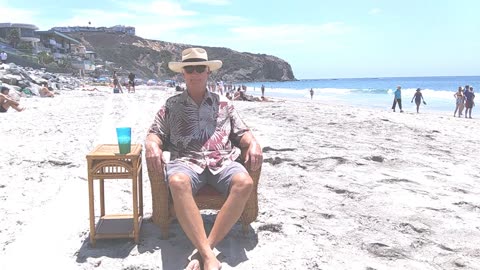 The Beach Captain in Time-Lapse. Dana Strands Beach, Dana Point, California. TL 017