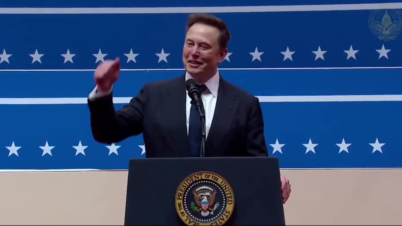 Elon musk speech at Presidential parade