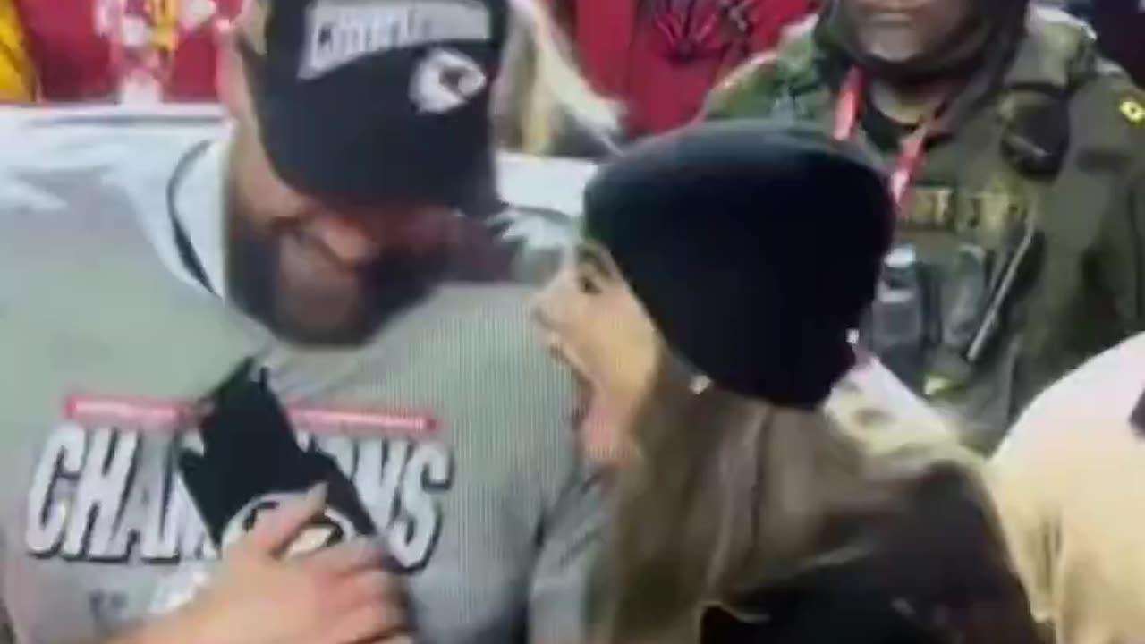 Travis Kelce and Taylor Swift Super Bowl