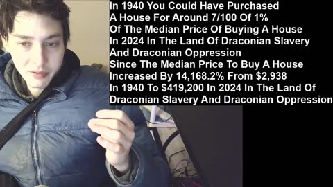 Outtake #555 Of In 1940 You Could Have Bought A House For 7/100 Of 1% Of The Price Of Buying A House