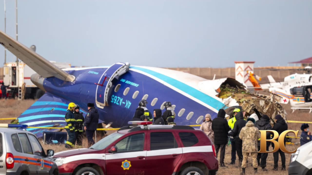 Survivors of Azerbaijan Airlines plane crash report hearing bangs, explosions during flight