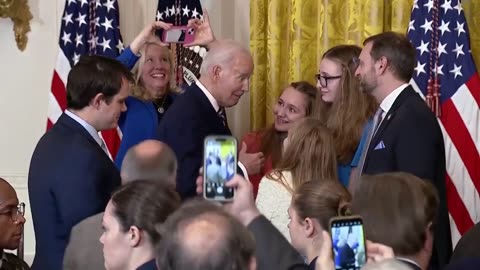 82-year-old Biden Seen Repeatedly Stroking Minor Girl’s Cheek and Touching Her Back