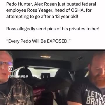 You won’t hear on MSM that the head of OSHA is a Pedo.