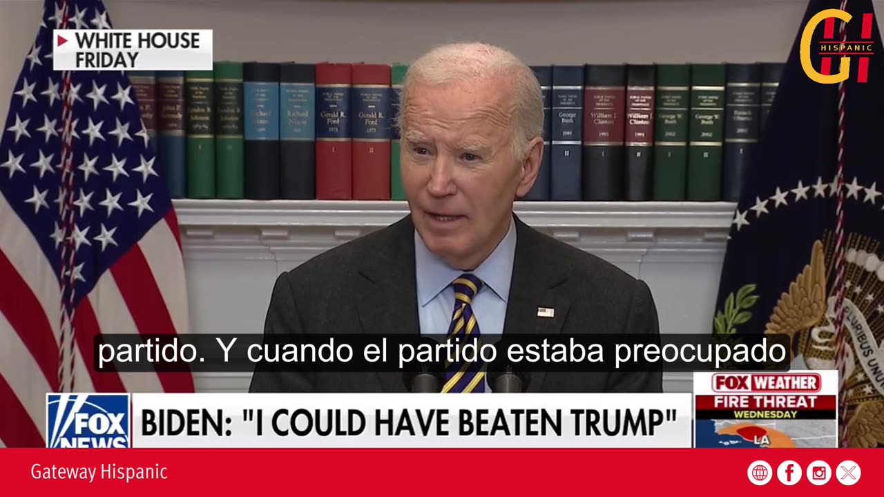 Biden says that Kamala “could have” and “would have” beaten Trump