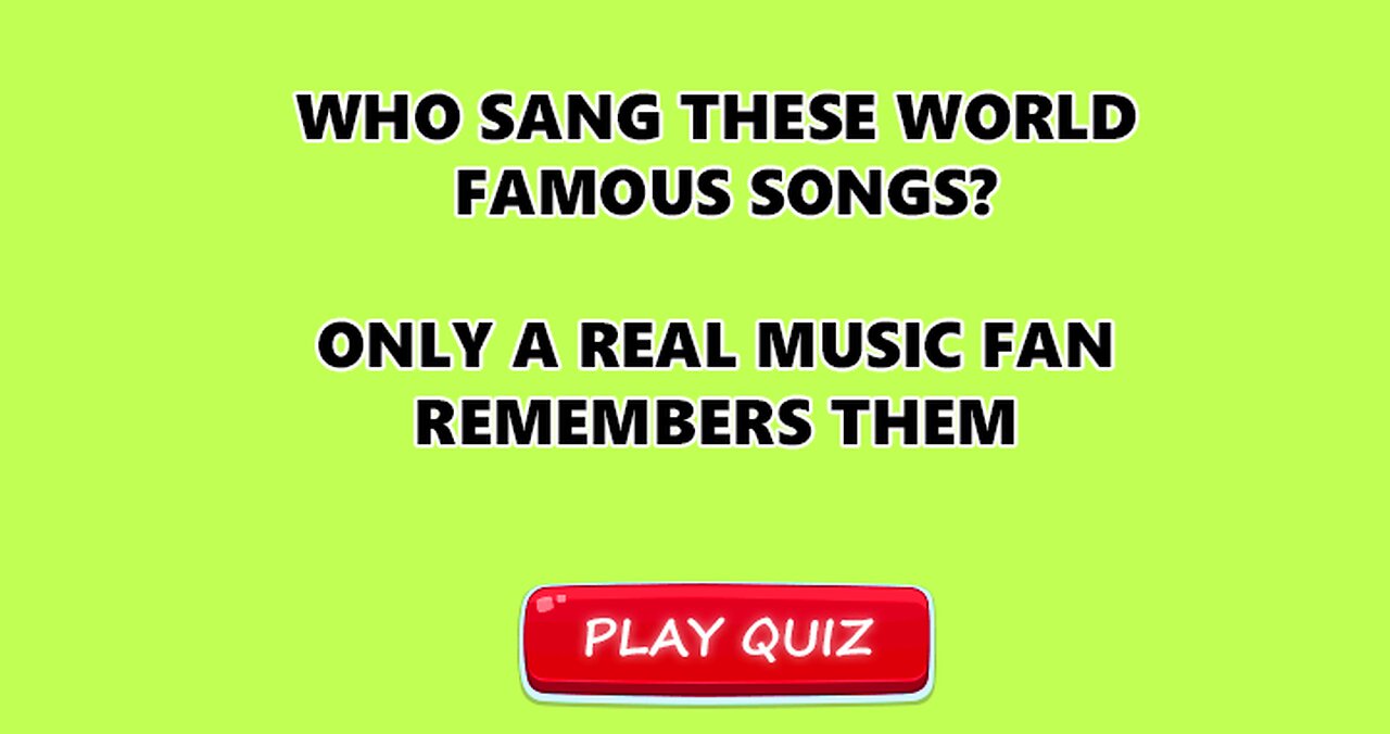 Music Knowledge Quiz