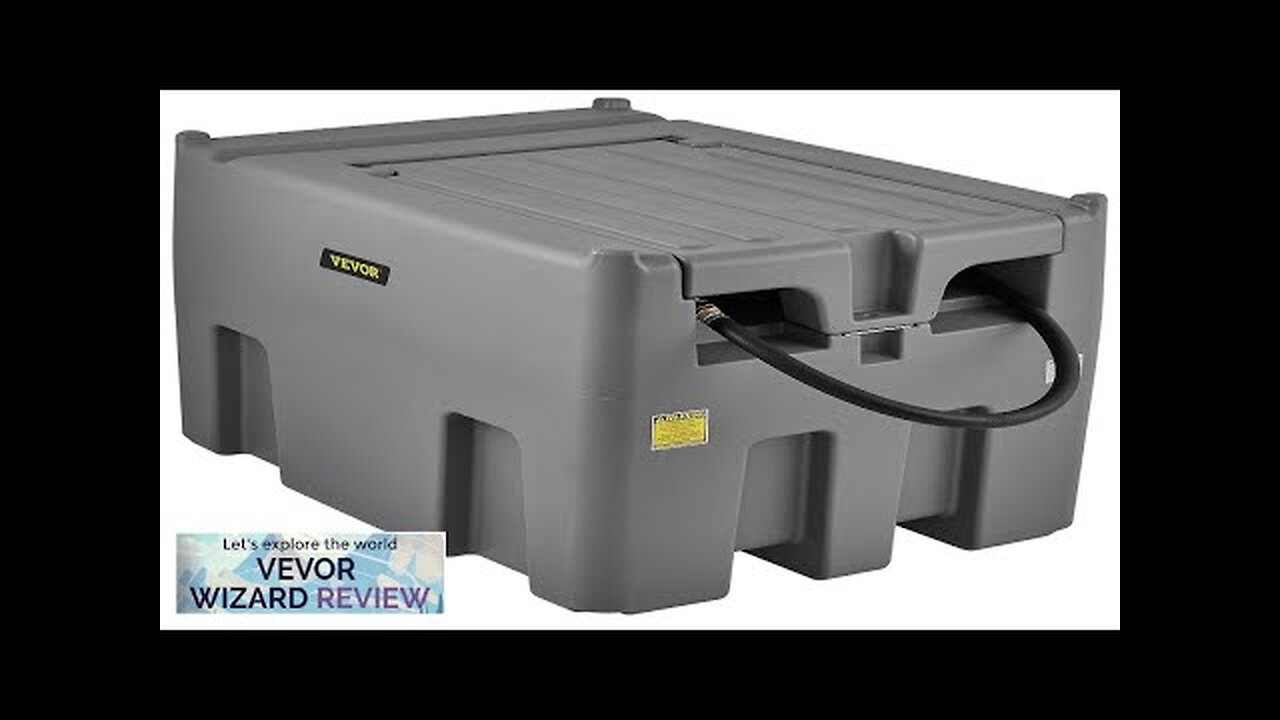 VEVOR Portable Diesel Tank 116 Gallon Capacity & 10 GPM Flow Rate Review