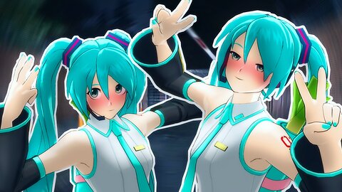 Two Hatsune Mikus Explored An Abandoned Factory
