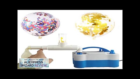 1PC Balloon Stuffing Machine Filling Balloon Sequin Balloon Stuffer Tool For Celebrations Review