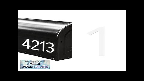 Discovered Designs – Premium Individual 3D Acrylic Mailbox Number – Self Stick Review